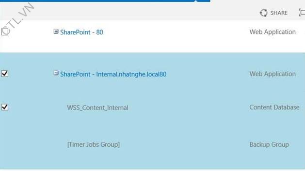 backup sharepoint 2013