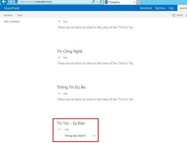 Lab sharepoint server hết P3
