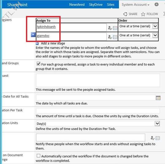 Lab sharepoint server 2013 - collect feedback workflow