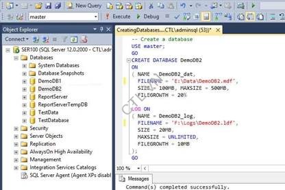 SQL server 2014 Database và storage
