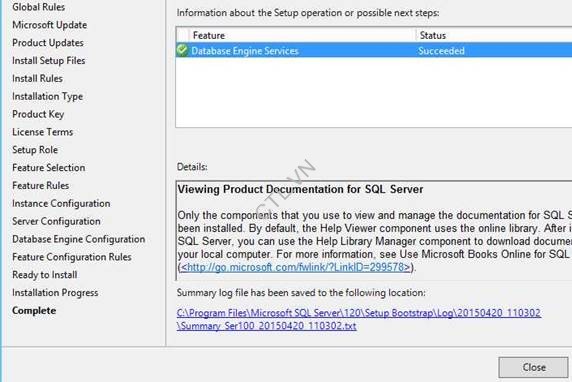 lab Setup SQL server 2014 