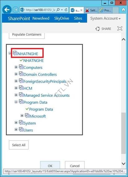 User Profile trong sharepoint 2013 (12)