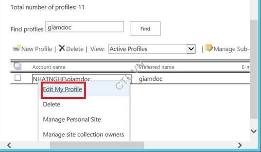User Profile trong sharepoint 2013 (25)