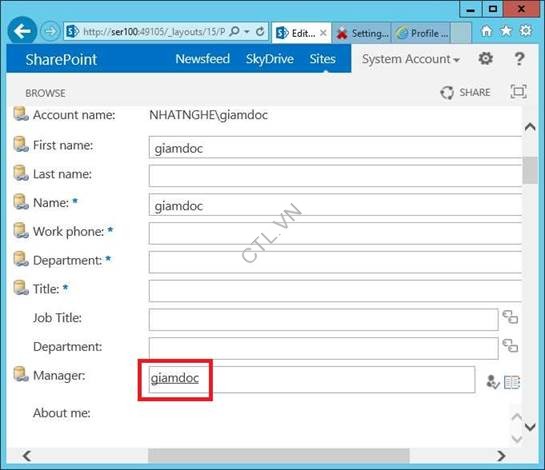 User Profile trong sharepoint 2013 (26)