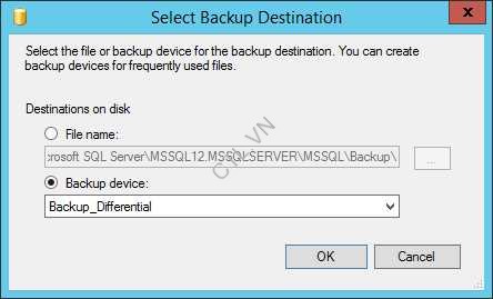 Backup database sql server (64)