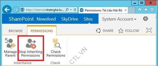 quan-ly-thu-vien trong sharepoint