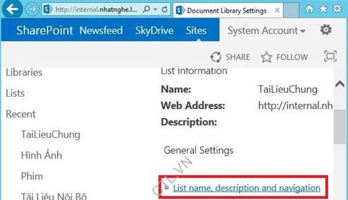 dung sharepoint quan-ly-thu-vien 