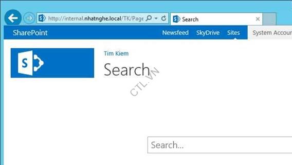 tim kiem trong sharepoint