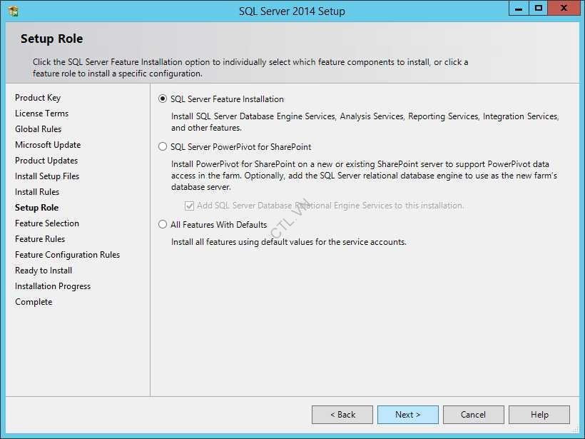 Cài đặt SQL server 2014