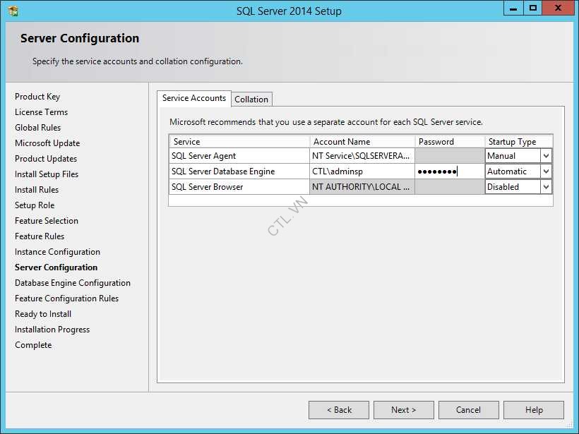 Install sql server 2014013