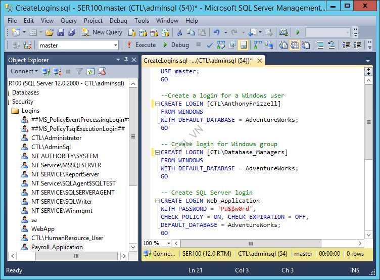 SQL Server Security
