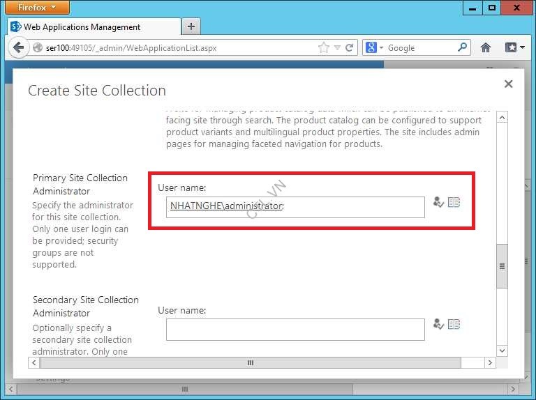 XÂY DỰNG SITE BÁN HÀNG DÙNG CROSS-SITE PUBLISHING