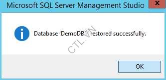 restore sql server