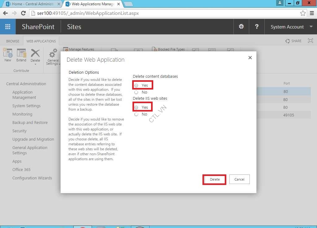 Backup and restore sharepoint
