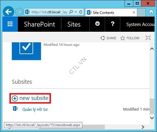 Lab Sharepoint 2016 Phần 7