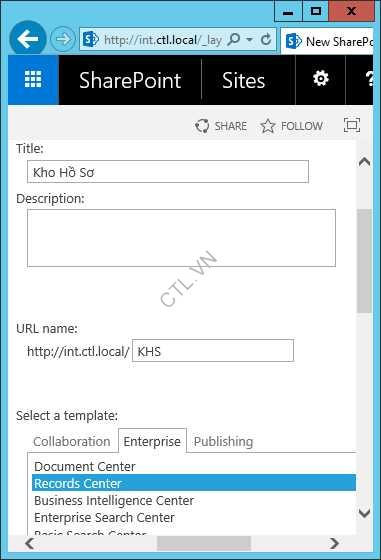 Lab Sharepoint 2016 Phần 7