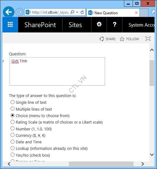 phiếu tham khảo ý kiến (Survey)