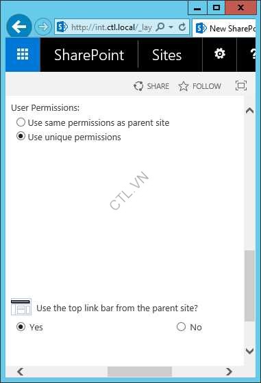 Lab Sharepoint 2016 Phần 7