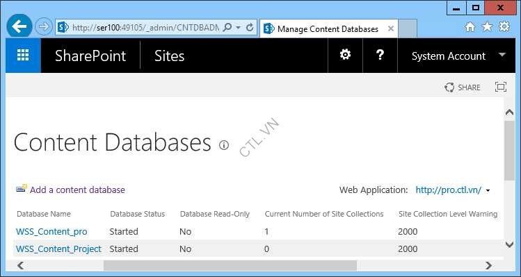 ENABLE PROJECT SERVER 2016