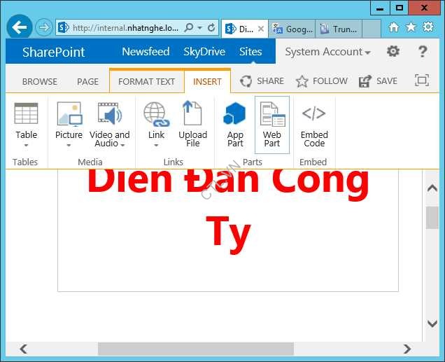 SỬ DỤNG COMMUNITY SITE XÂY DỰNG DIỄN ĐÀN