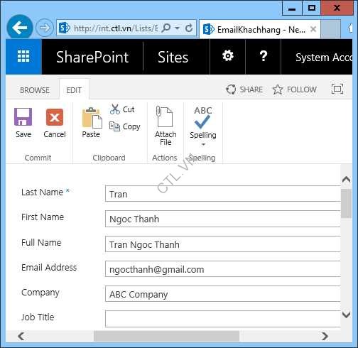 Đồng Bộ Contact & Calendar