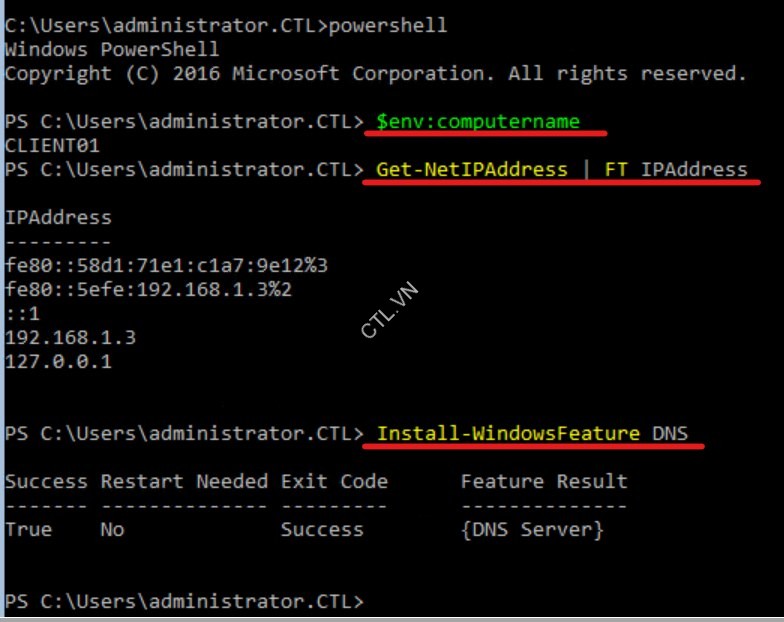 Lab Windows Server 2016