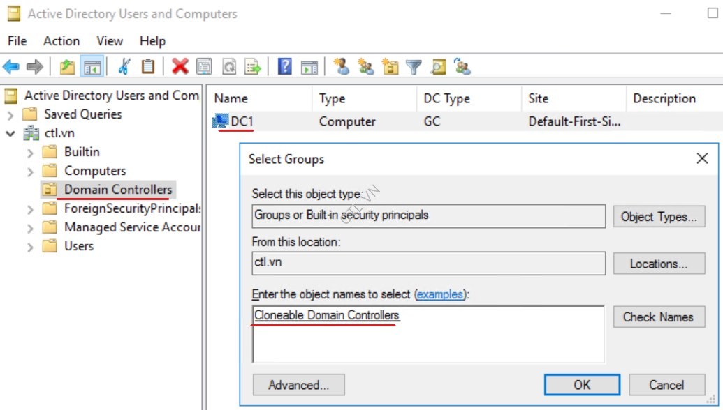 Clone domain controller