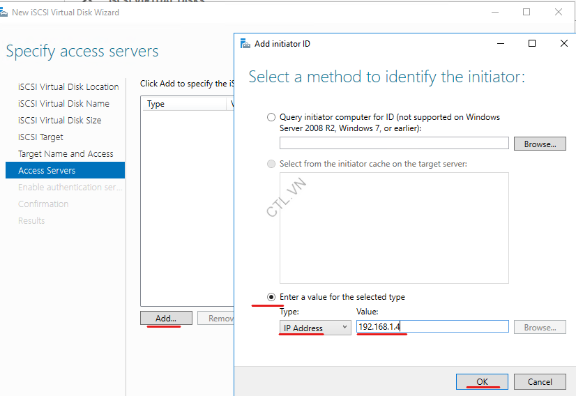 iSCSI storage