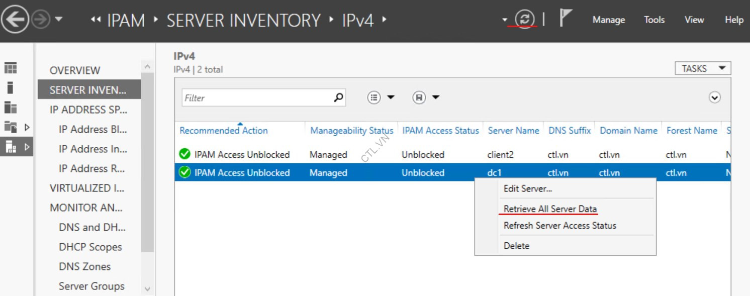 IP Address Management (IPAM) Server
